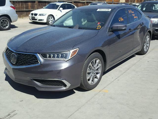 19UUB1F37JA008841 - 2018 ACURA TLX CHARCOAL photo 2