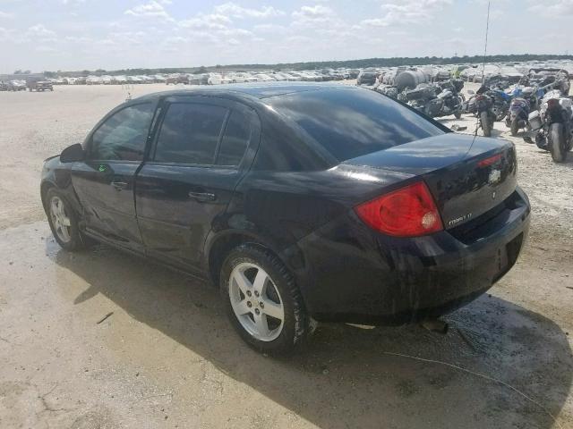 1G1AF5F53A7221886 - 2010 CHEVROLET COBALT 2LT BLACK photo 3