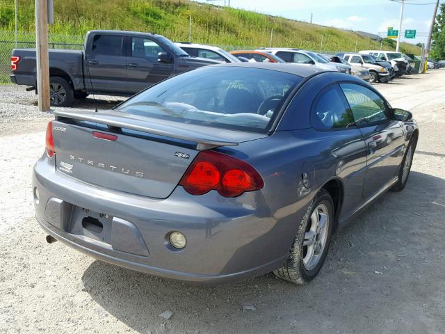 4B3AG42G33E148538 - 2003 DODGE STRATUS SE GRAY photo 4