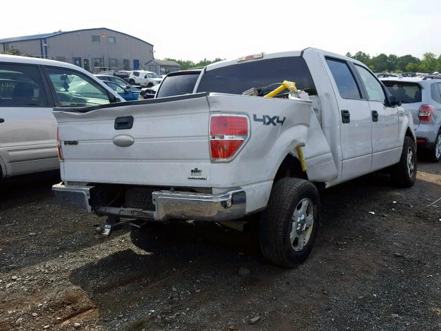 1FTFW1EF6BFC28242 - 2011 FORD F150 SUPER WHITE photo 4