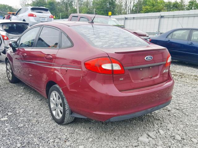 3FADP4BJ0BM132157 - 2011 FORD FIESTA SE RED photo 3