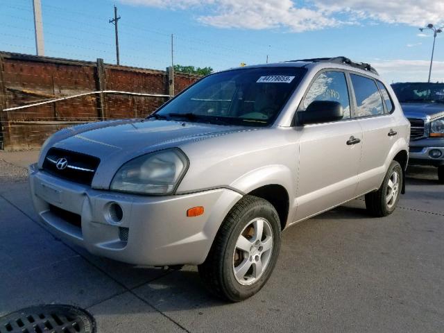 KM8JM72B65U221257 - 2005 HYUNDAI TUCSON GL SILVER photo 2