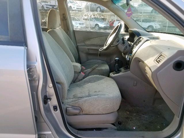 KM8JM72B65U221257 - 2005 HYUNDAI TUCSON GL SILVER photo 5