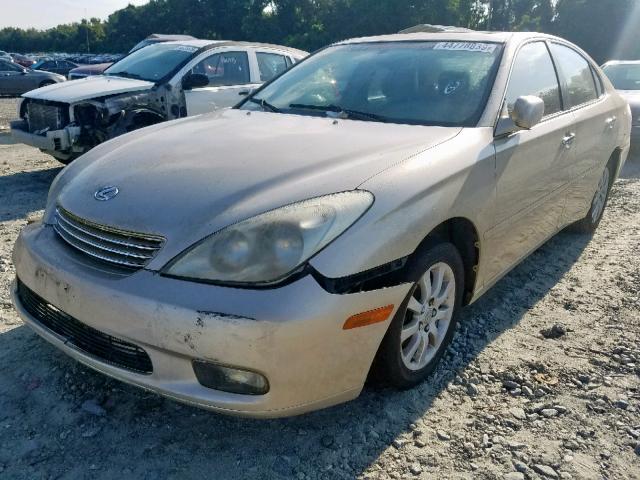 JTHBF30G025007962 - 2002 LEXUS ES 300 GOLD photo 2