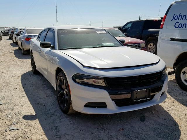 2C3CDXBG6KH615434 - 2019 DODGE CHARGER SX WHITE photo 1