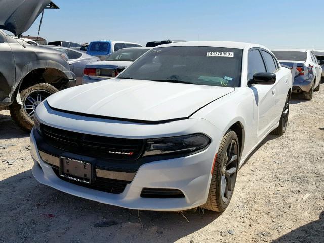 2C3CDXBG6KH615434 - 2019 DODGE CHARGER SX WHITE photo 2