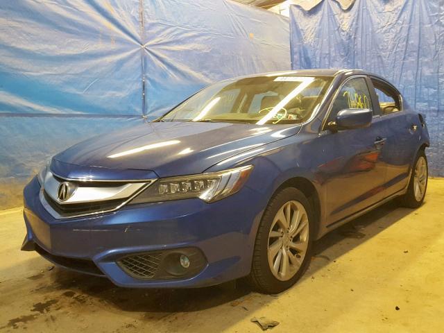 19UDE2F79GA005223 - 2016 ACURA ILX PREMIU BLUE photo 2