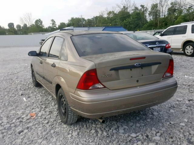 1FAFP33P13W164090 - 2003 FORD FOCUS LX GOLD photo 3