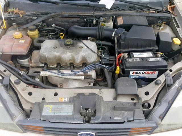 1FAFP33P13W164090 - 2003 FORD FOCUS LX GOLD photo 7