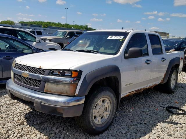 1GCDT136858275610 - 2005 CHEVROLET COLORADO WHITE photo 2