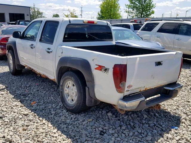 1GCDT136858275610 - 2005 CHEVROLET COLORADO WHITE photo 3