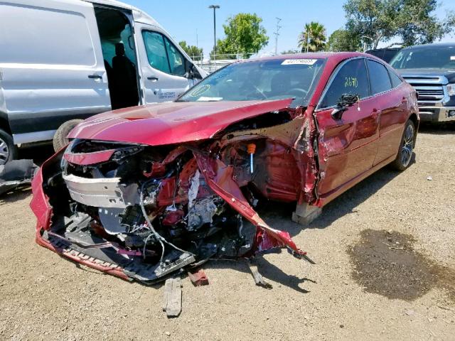 4T1BZ1FB1KU026174 - 2019 TOYOTA AVALON XLE BURGUNDY photo 2