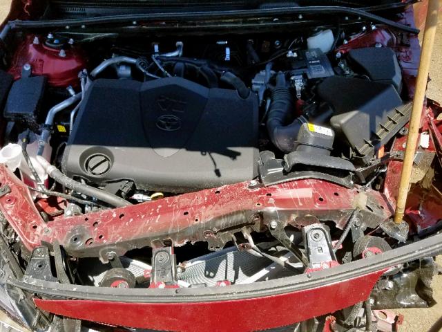 4T1BZ1FB1KU026174 - 2019 TOYOTA AVALON XLE BURGUNDY photo 7