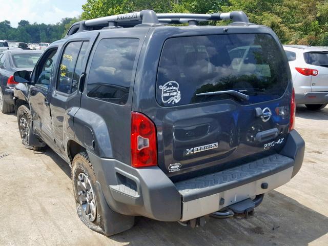 5N1AN0NWXEN812771 - 2014 NISSAN XTERRA X GRAY photo 3