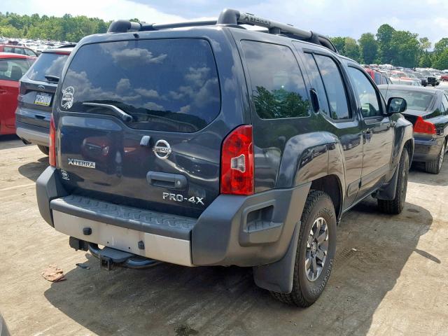 5N1AN0NWXEN812771 - 2014 NISSAN XTERRA X GRAY photo 4