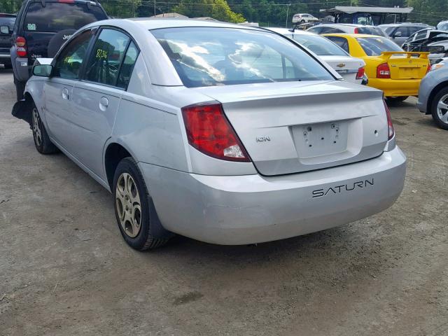 1G8AJ52F14Z210506 - 2004 SATURN ION LEVEL SILVER photo 3