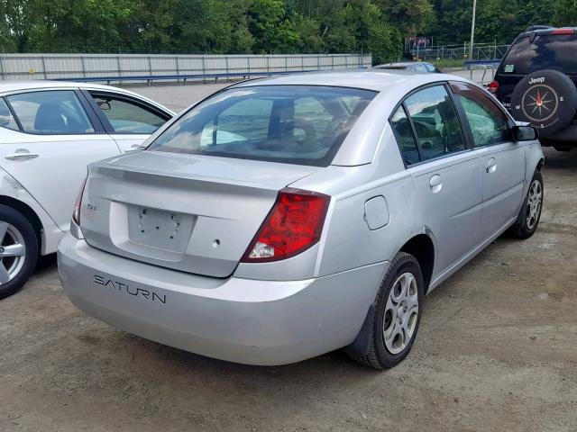 1G8AJ52F14Z210506 - 2004 SATURN ION LEVEL SILVER photo 4