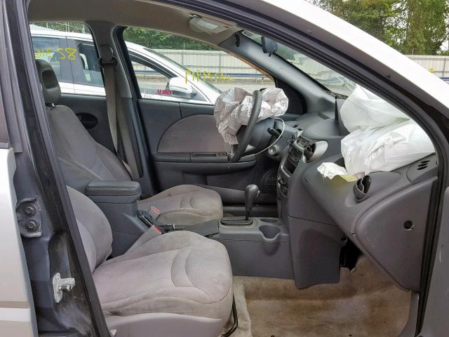 1G8AJ52F14Z210506 - 2004 SATURN ION LEVEL SILVER photo 5