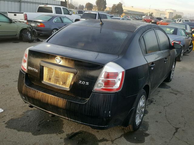 3N1AB61E07L678212 - 2007 NISSAN SENTRA 2.0 BLACK photo 4