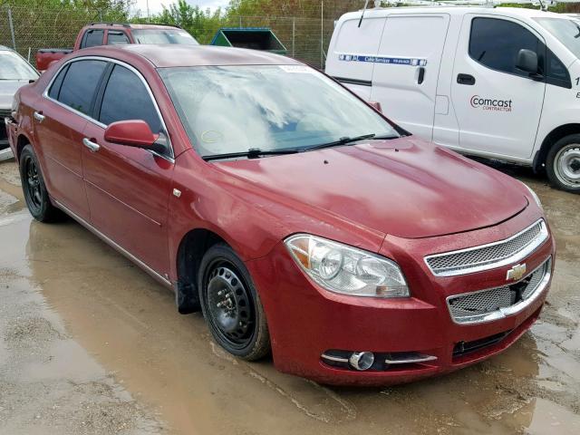 1G1ZK57768F172262 - 2008 CHEVROLET MALIBU LTZ მუქწითელი ფოტო 1