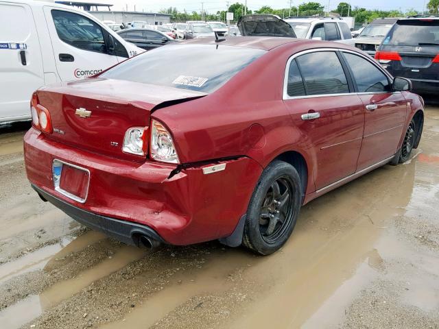 1G1ZK57768F172262 - 2008 CHEVROLET MALIBU LTZ მუქწითელი ფოტო 4