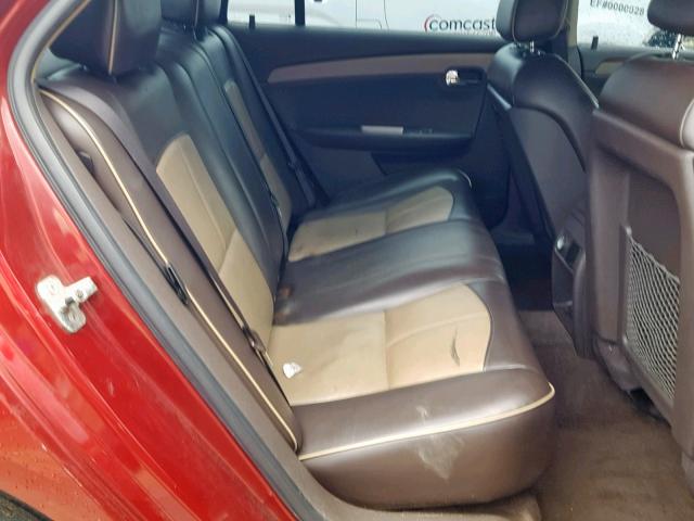 1G1ZK57768F172262 - 2008 CHEVROLET MALIBU LTZ მუქწითელი ფოტო 6