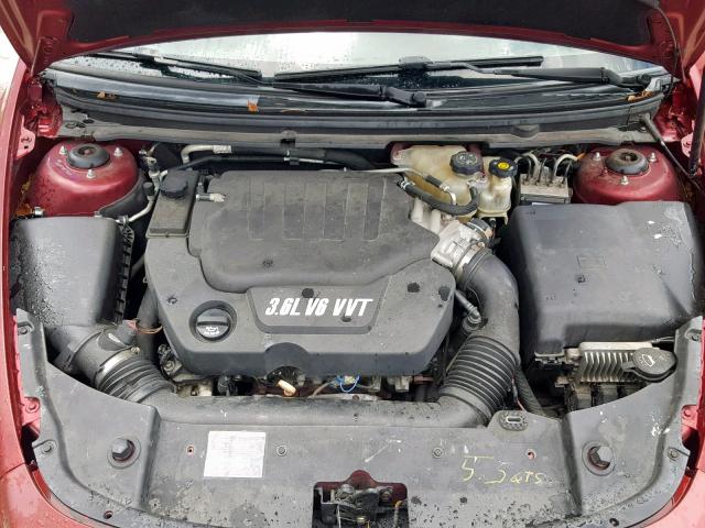 1G1ZK57768F172262 - 2008 CHEVROLET MALIBU LTZ მუქწითელი ფოტო 7