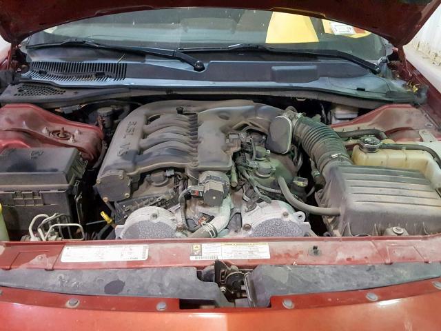 2B3KA33V99H585539 - 2009 DODGE CHARGER SX MAROON photo 7