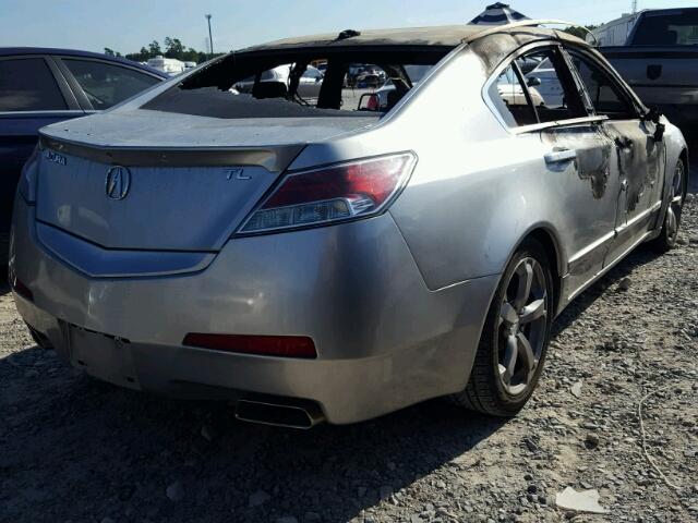 19UUA8F5XAA006496 - 2010 ACURA TL GRAY photo 4