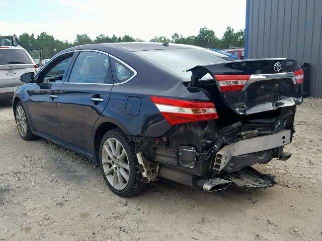 4T1BK1EB8DU052621 - 2013 TOYOTA AVALON BAS BLACK photo 3