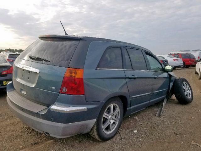 2A8GM68X97R162564 - 2007 CHRYSLER PACIFICA T GREEN photo 4