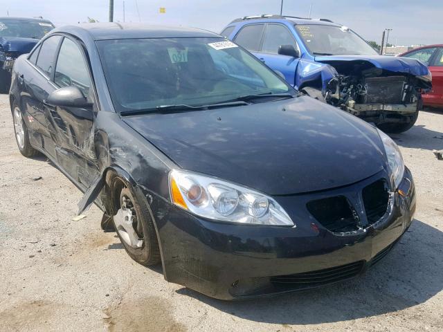 1G2ZF55B764279322 - 2006 PONTIAC G6 SE BLACK photo 1