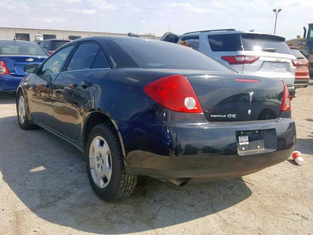 1G2ZF55B764279322 - 2006 PONTIAC G6 SE BLACK photo 3