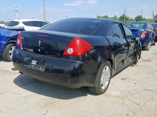 1G2ZF55B764279322 - 2006 PONTIAC G6 SE BLACK photo 4