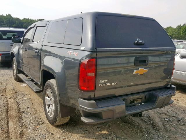1GCGTBE30F1209777 - 2015 CHEVROLET COLORADO L GRAY photo 3