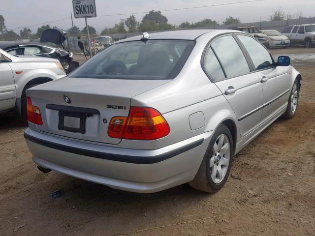 WBAAZ33434KP90556 - 2004 BMW 325 IS SUL SILVER photo 4