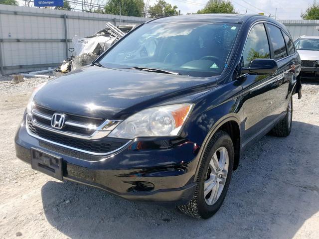 5J6RE4H78BL035091 - 2011 HONDA CR-V EXL BLACK photo 2