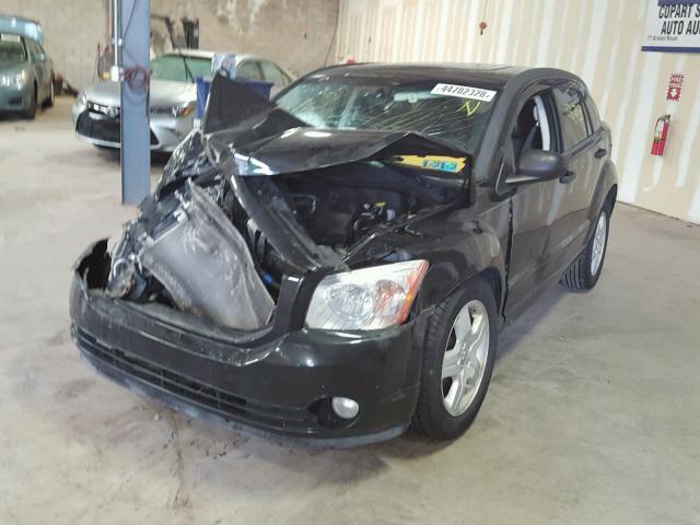 1B3HB48C78D667530 - 2008 DODGE CALIBER SX BLACK photo 2