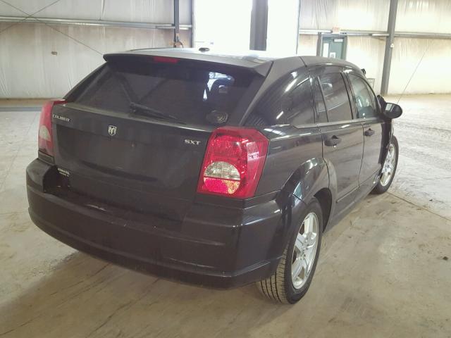 1B3HB48C78D667530 - 2008 DODGE CALIBER SX BLACK photo 4