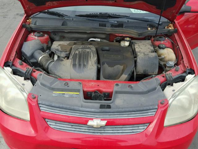 1G1AL18F487221882 - 2008 CHEVROLET COBALT LT RED photo 7