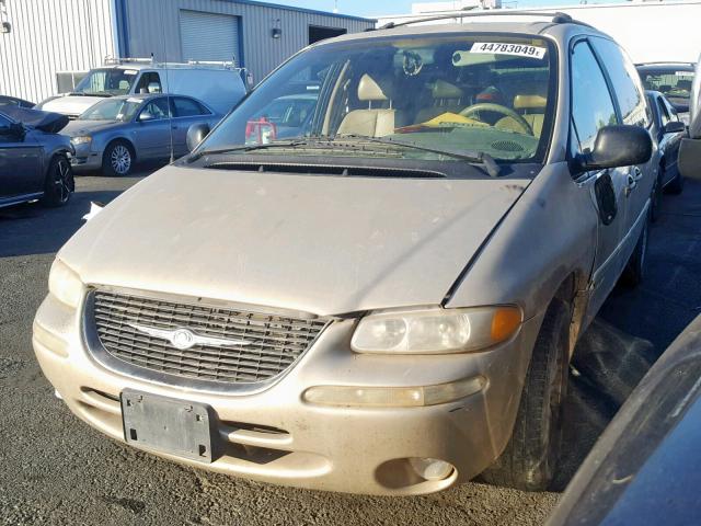 1C4GT54LXXB560419 - 1999 CHRYSLER TOWN & COU TAN photo 2