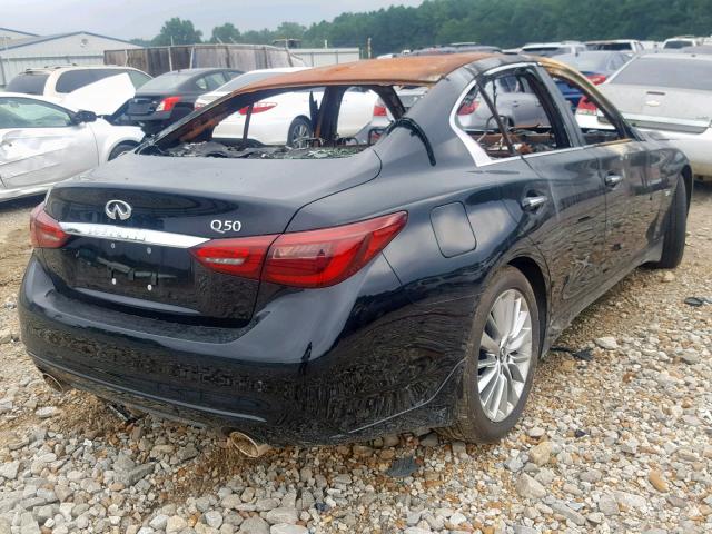 JN1EV7AP7KM515930 - 2019 INFINITI Q50 LUXE BLACK photo 4