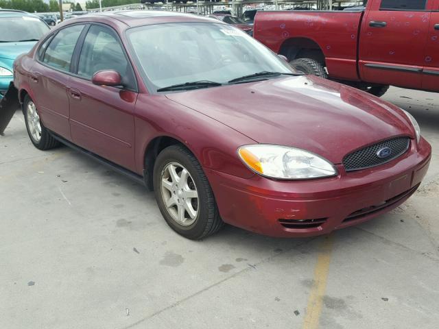 1FAFP56U06A237996 - 2006 FORD TAURUS SEL BURGUNDY photo 1