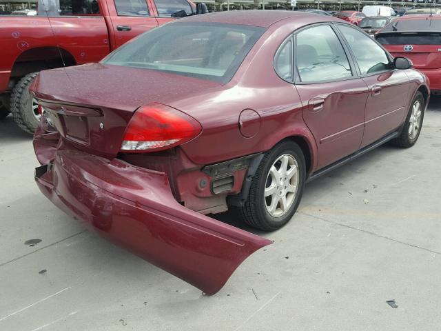 1FAFP56U06A237996 - 2006 FORD TAURUS SEL BURGUNDY photo 9