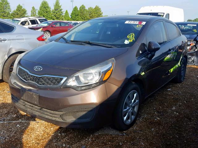 KNADN4A35C6068330 - 2012 KIA RIO EX  photo 2