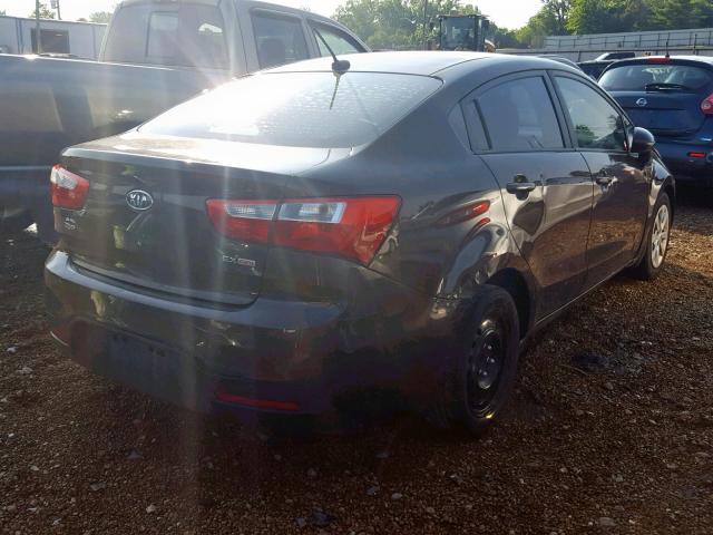 KNADN4A35C6068330 - 2012 KIA RIO EX  photo 4