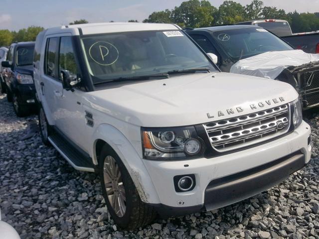 SALAK2V61GA785777 - 2016 LAND ROVER LR4 HSE LU WHITE photo 1