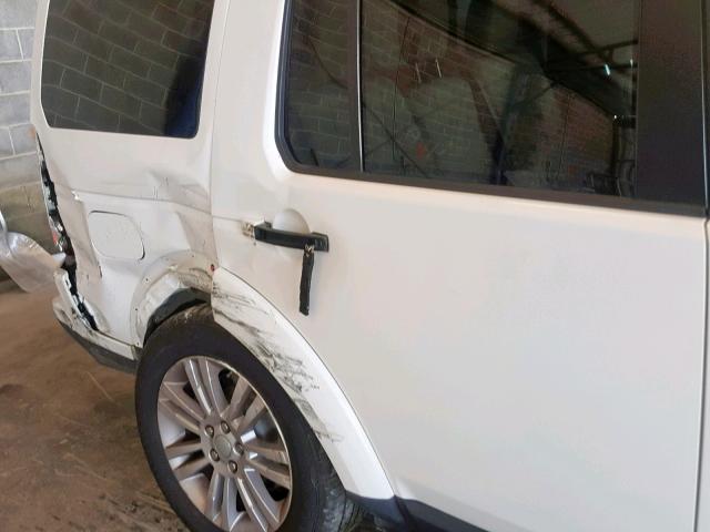 SALAK2V61GA785777 - 2016 LAND ROVER LR4 HSE LU WHITE photo 9