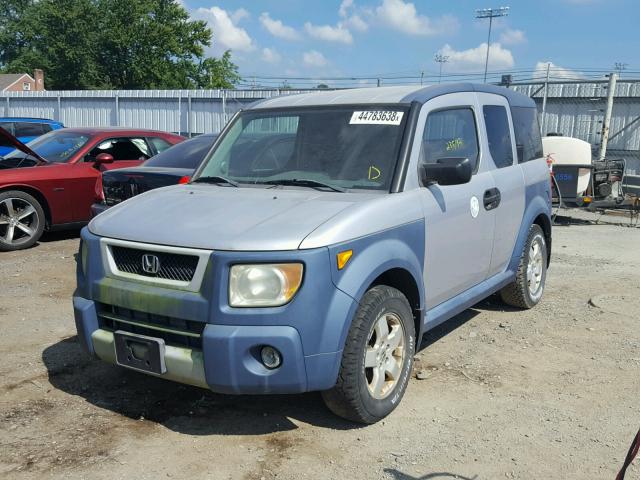 5J6YH28615L020435 - 2005 HONDA ELEMENT EX SILVER photo 2