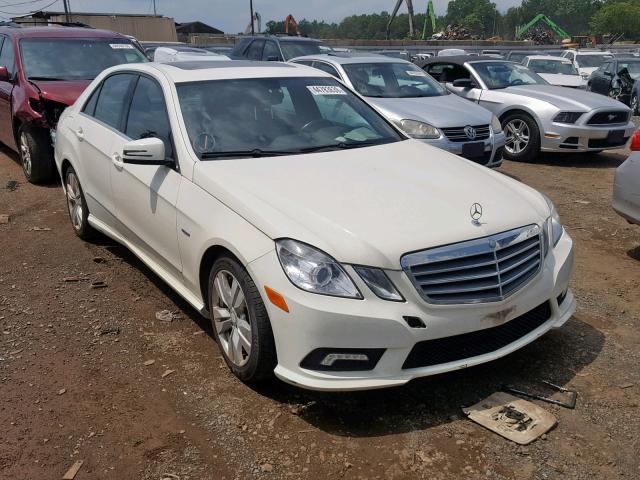 WDDHF2EB1CA518369 - 2012 MERCEDES-BENZ E 350 BLUE WHITE photo 1